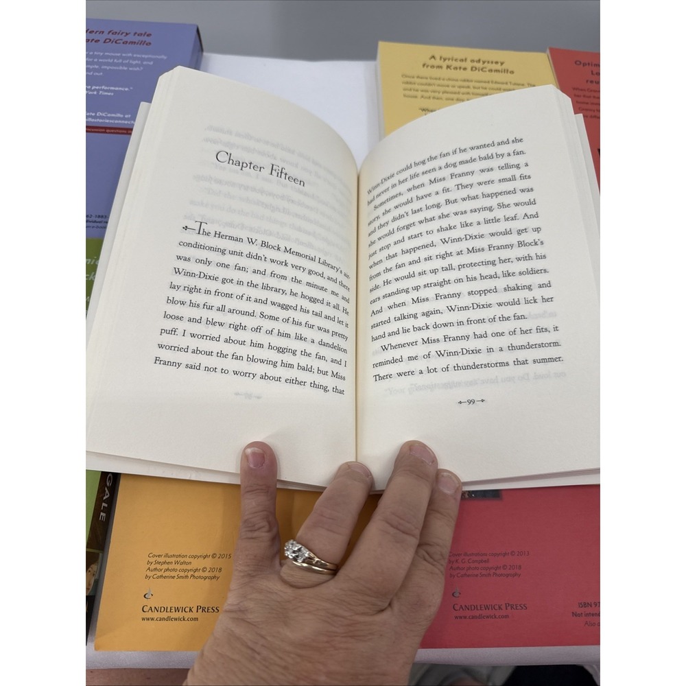 The Kate DiCamillo Classic Collection 8 Books Because Of Winn Dixie Gently Used - Picture 9 of 9